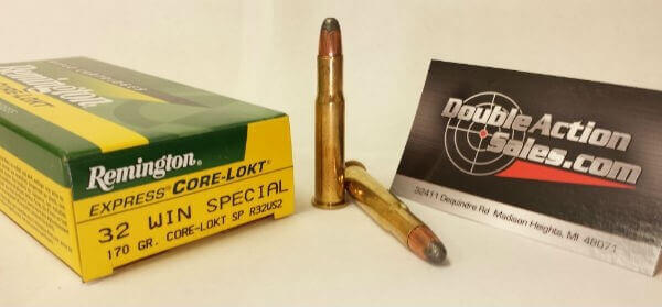 Remington 32 WIN Special 170gr Core-Lokt SP (21489) | Double Action ...