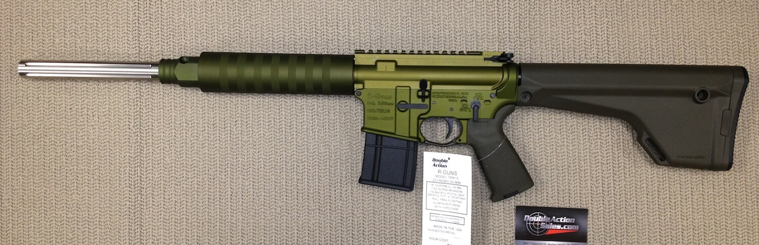 R Guns Trr15 223 Rem 5 56mm 16 Superbull Od Green Double Action Indoor Shooting Center Gun Shop