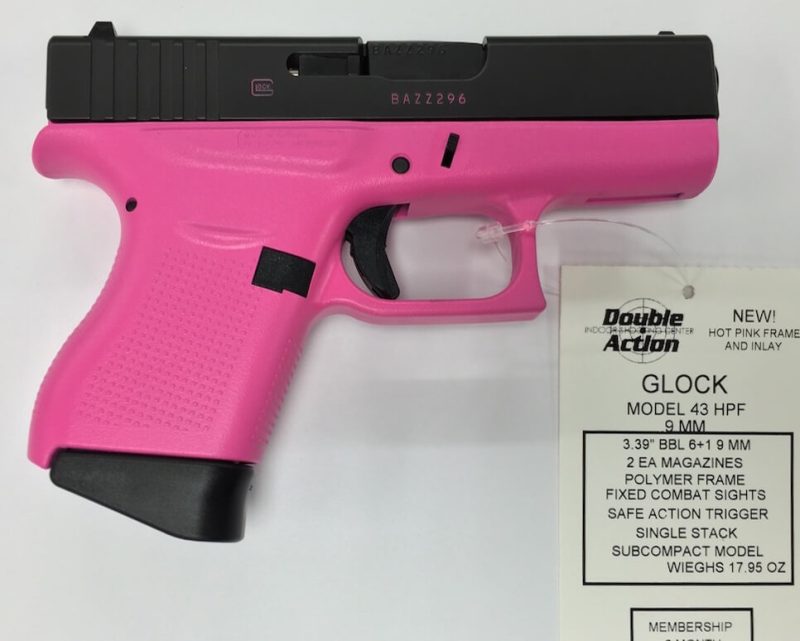 Glock 43 (Hot Pink) | Double Action Indoor Shooting Center & Gun Shop