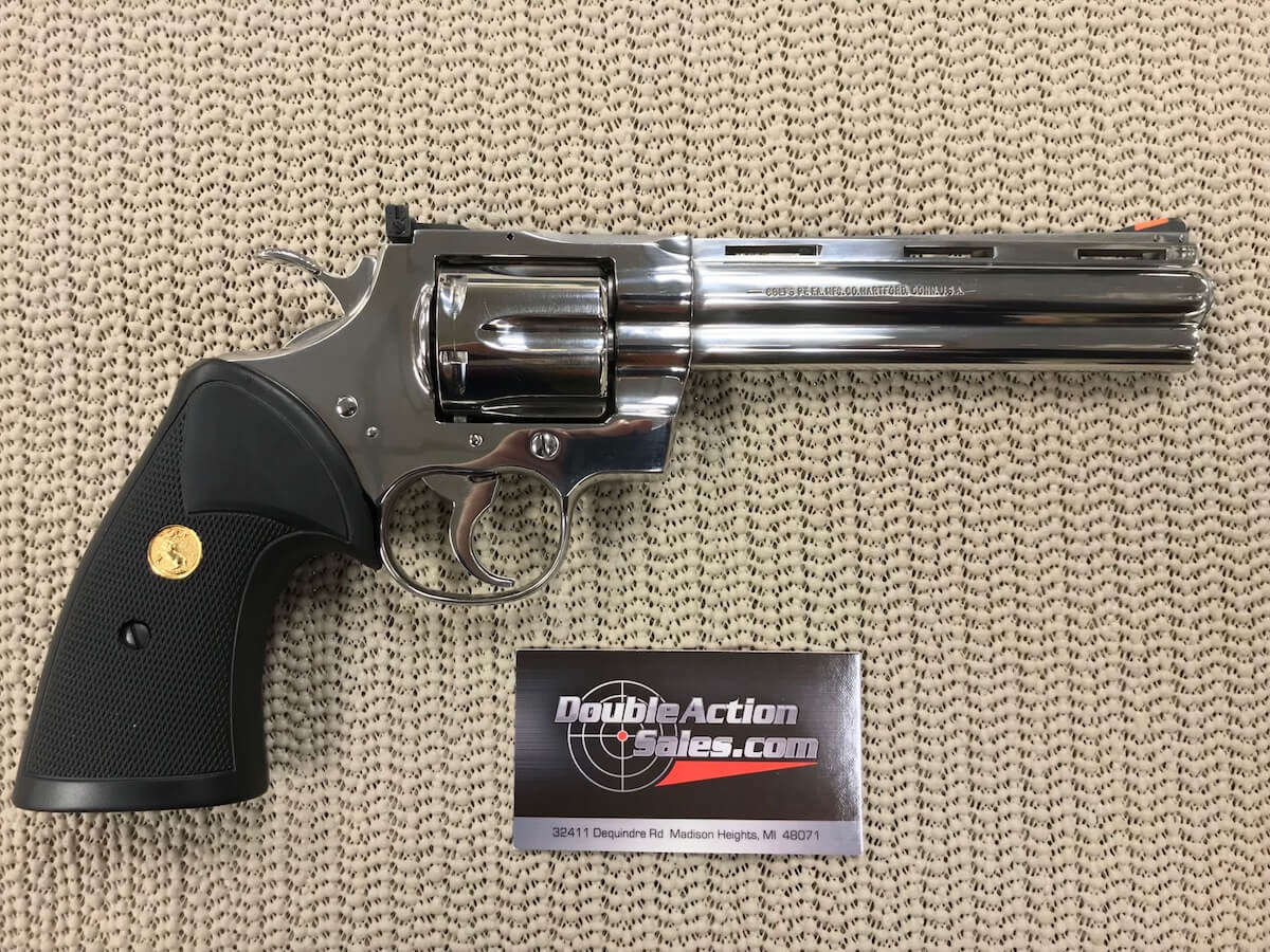 Used Colt Python 6.0″ – 357 Magnum – Price: $2995.00 – From a Private Colle...